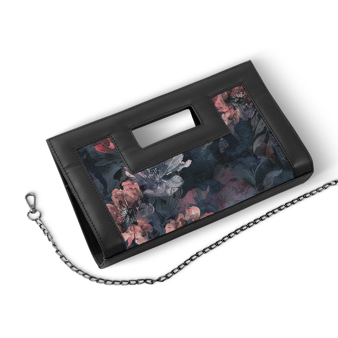 Black City Sleek Clutch Dark Pattern - 1