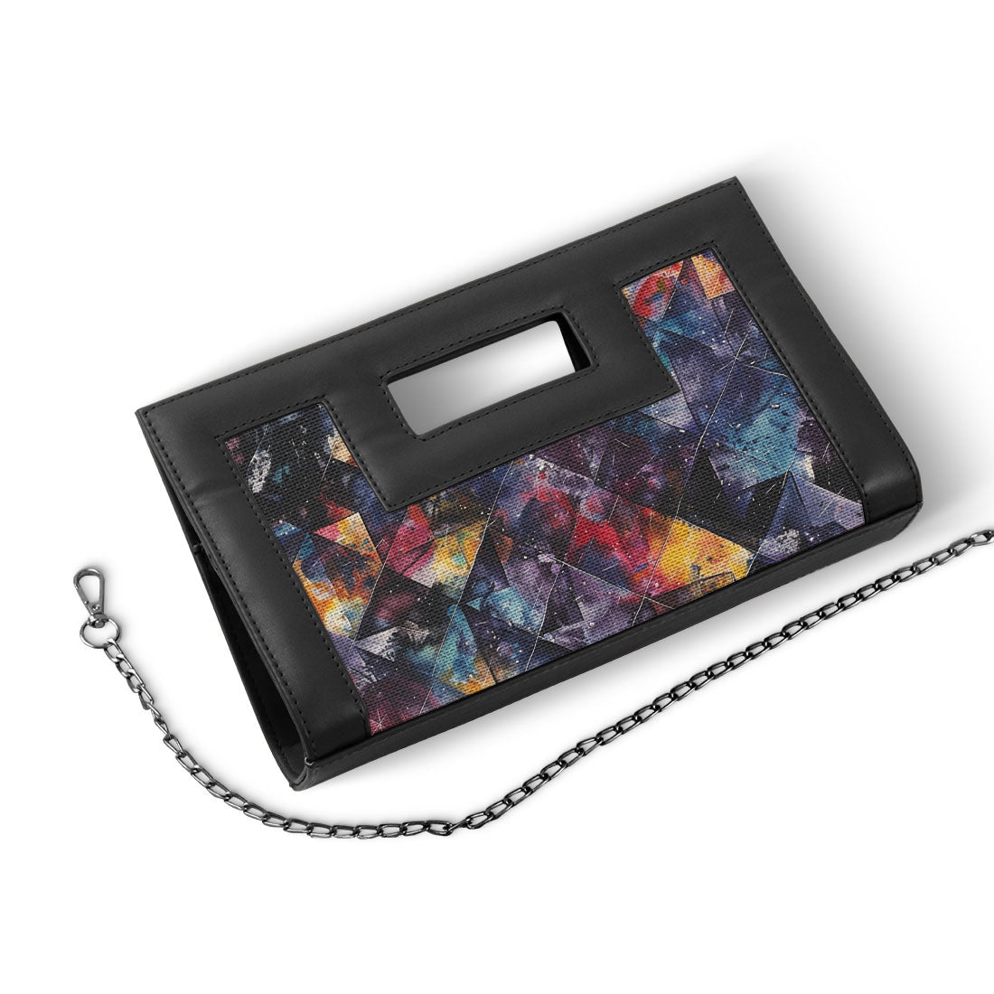 Black City Sleek Clutch Dark Shapes - 1