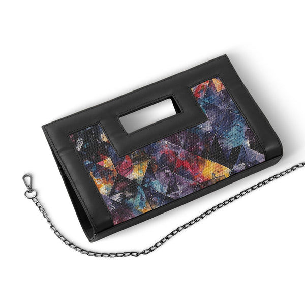 Black City Sleek Clutch Dark Shapes - 1
