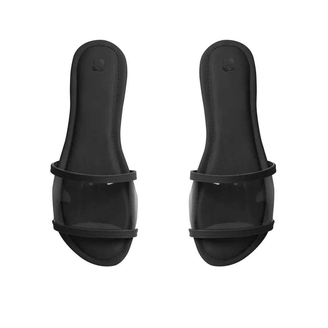 Black Clear Bliss Comfort Slipper - 1