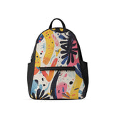 Black Daydreamer Backpack Botanical Splatter - 1