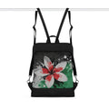 Black Laptop Backpack Palestine flower