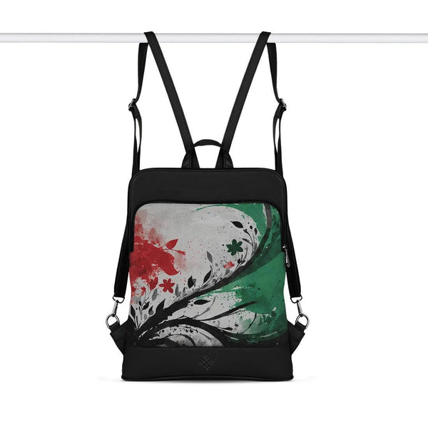 Black Laptop Backpack Palestine up - CANVAEGYPT