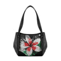 Black Leather Tote Bag We