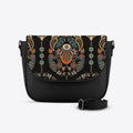 Black messenger crossbody bag Agy