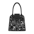 Black Metropolitan Charm Bag Monochrome Maelstrom