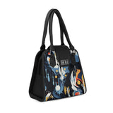 Black Metropolitan Charm Bag Psychedelic Swirl - CANVAEGYPT