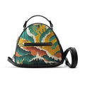 Black Mini Voyage Backpack Texture
