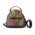 Black Mini Voyage Backpack Vibrant Leaf