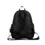 Black Mixed Backpack Clock Owl