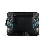 Black Mixed Laptop Sleeve Leaves - 1
