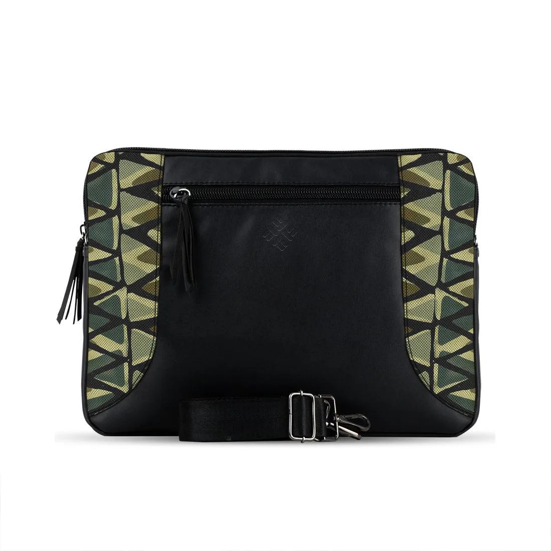 Black Mixed Laptop Sleeve African Tribal