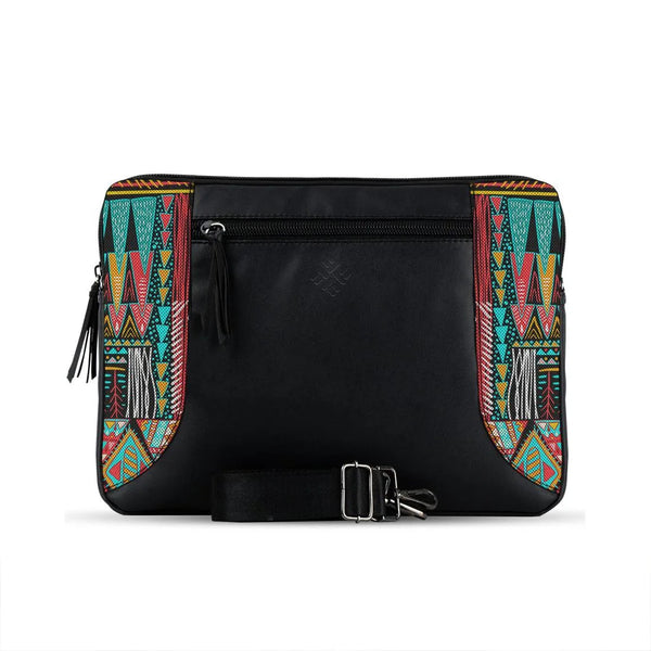 Black Mixed Laptop Sleeve Yzl