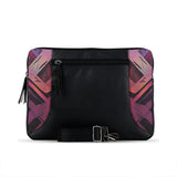 Black Mixed Laptop Sleeve  Stripe Wave