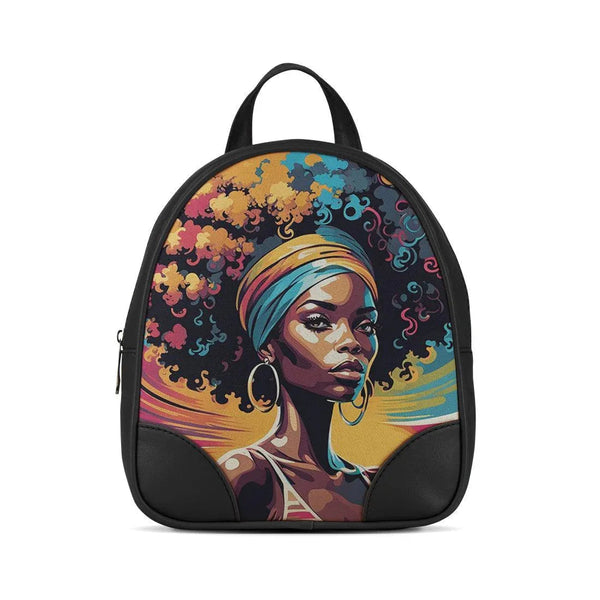 Black O Mini Backpacks Storm Of Curls - CANVAEGYPT