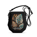 Black Polygon Crossbags leafscape