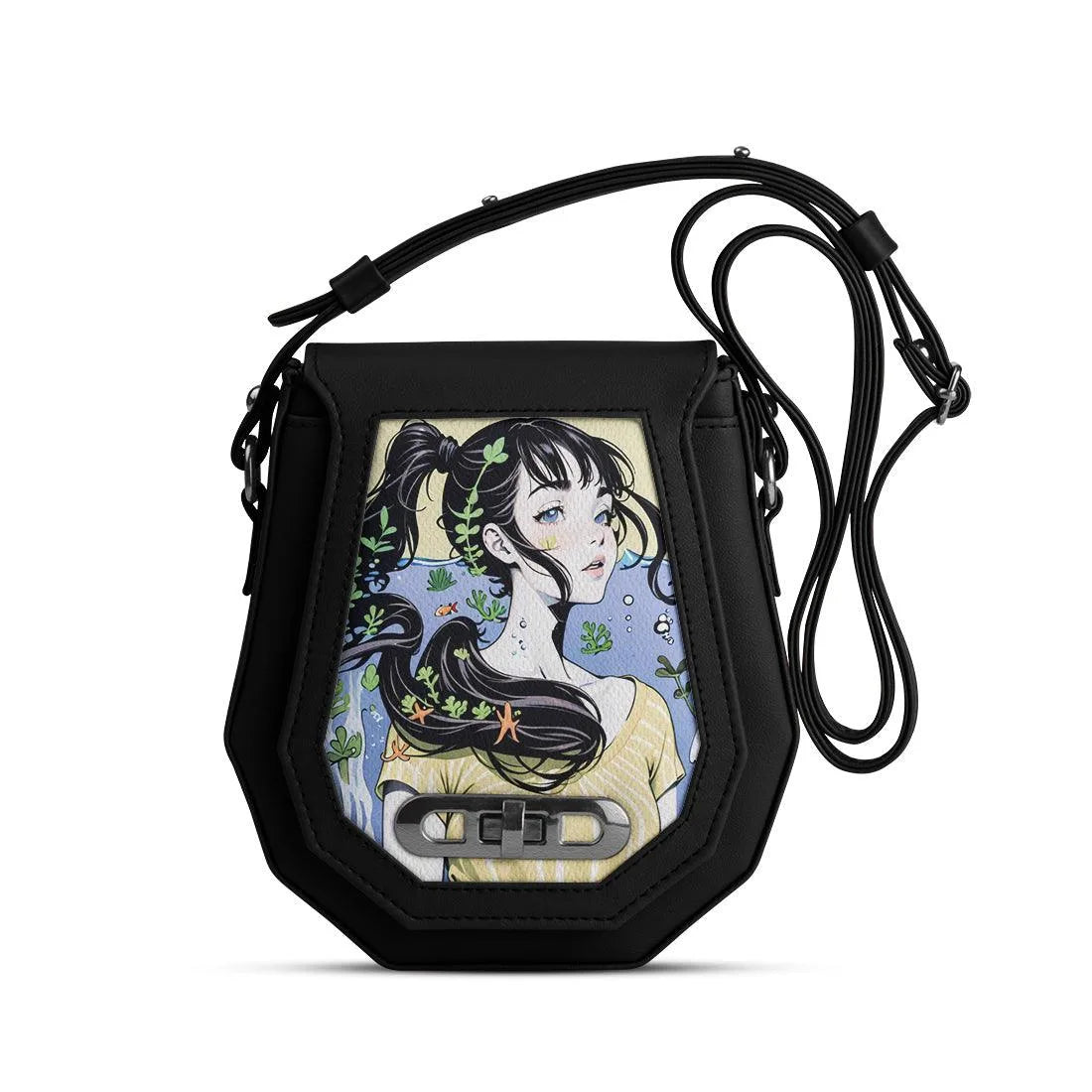 Black Polygon Crossbags young beauty - CANVAEGYPT