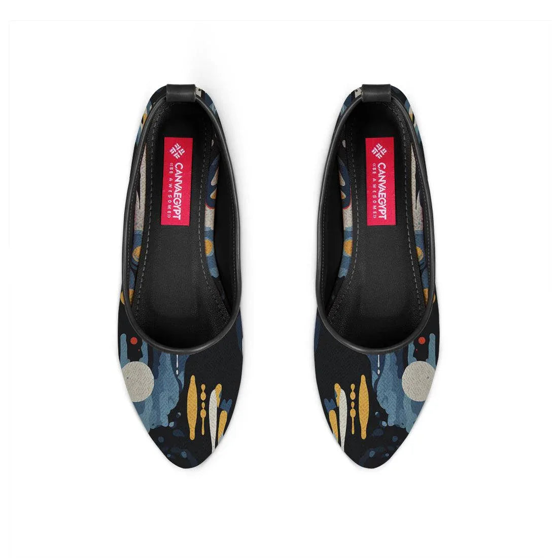 Black Round Toe Shoe Artistry - CANVAEGYPT