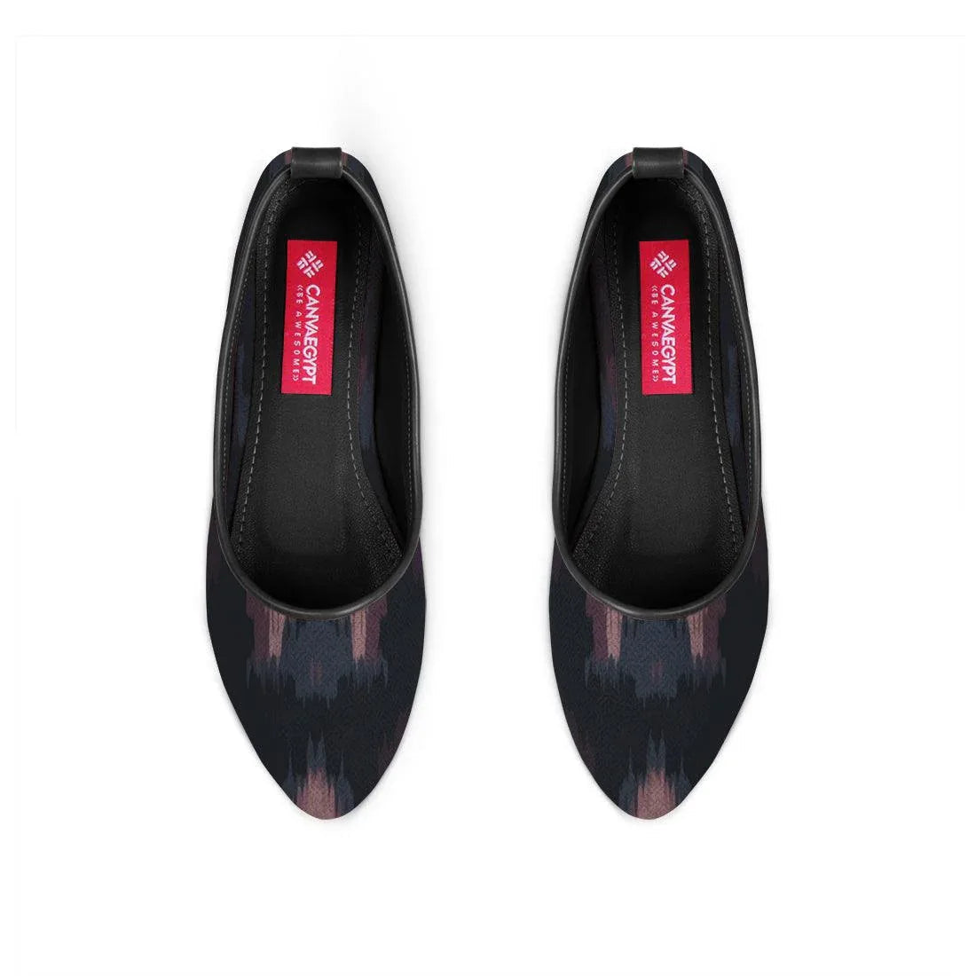 Black Round Toe Shoe Blurred