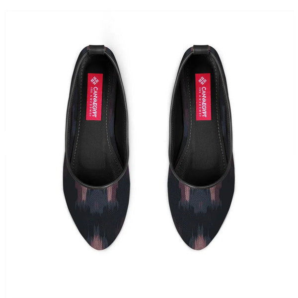 Black Round Toe Shoe Blurred