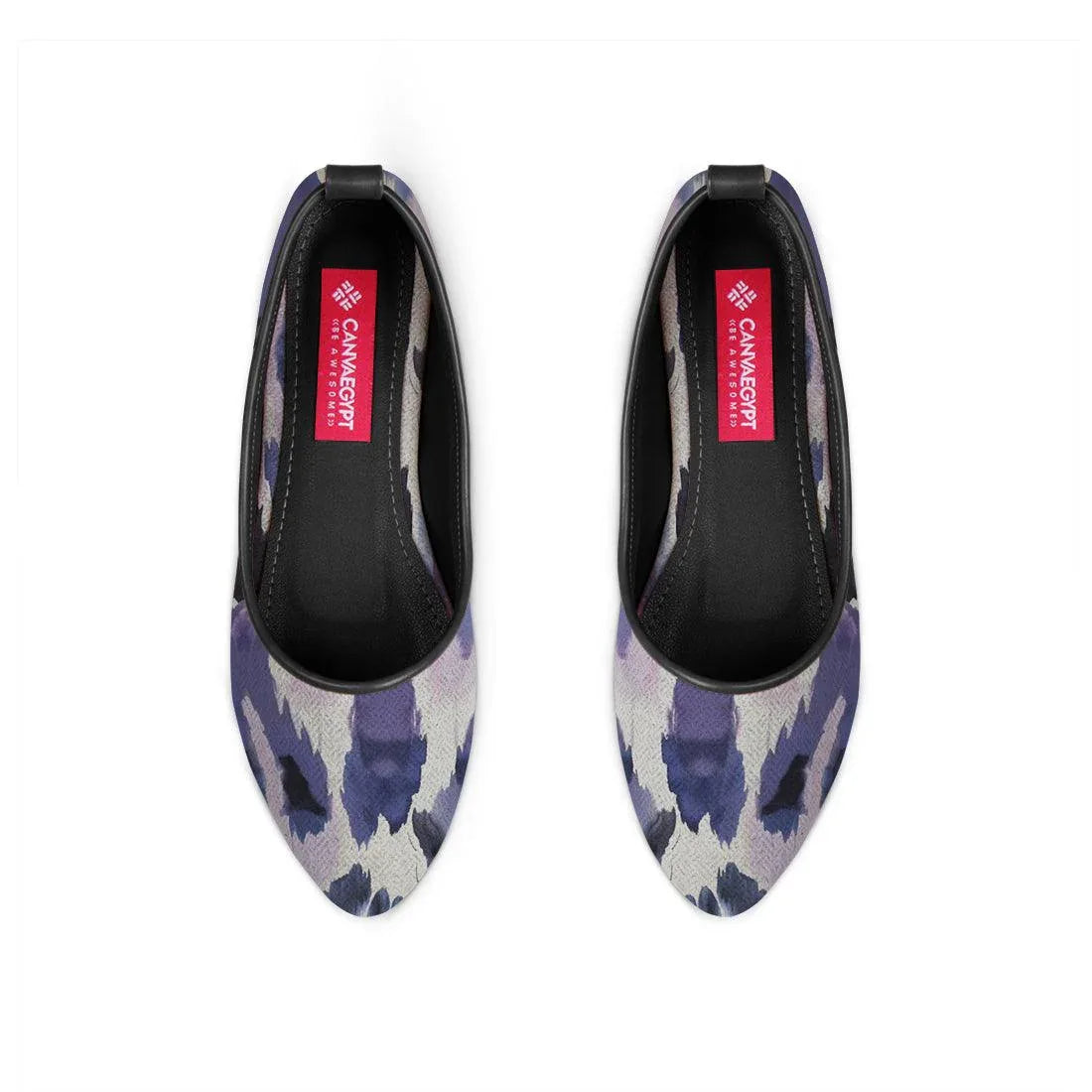 Black Round Toe Shoe Cloudy - CANVAEGYPT