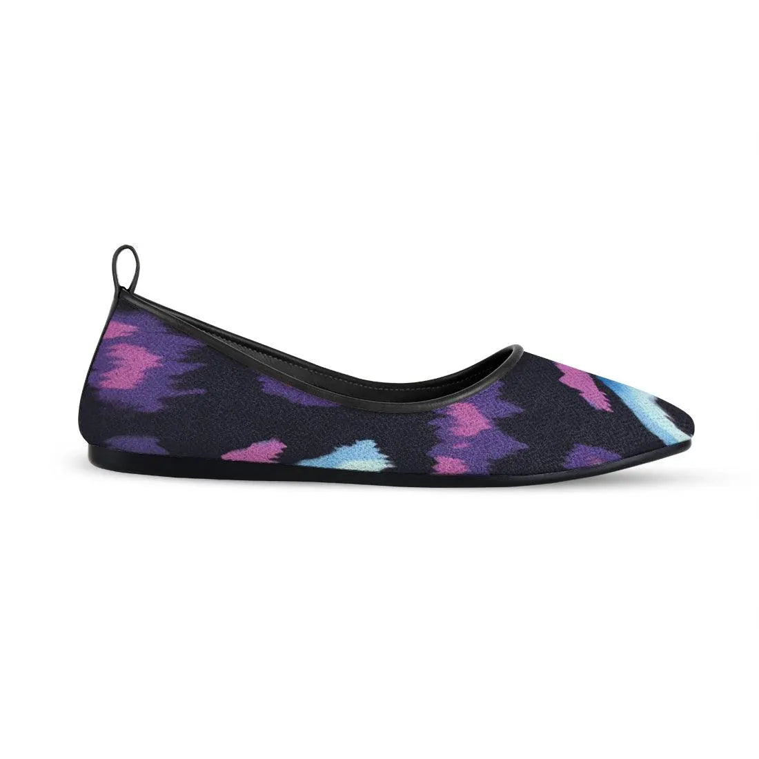 Black Round Toe Shoe Faded - CANVAEGYPT