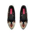 Black Round Toe Shoe Flame
