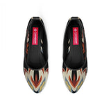 Black Round Toe Shoe Flame - CANVAEGYPT