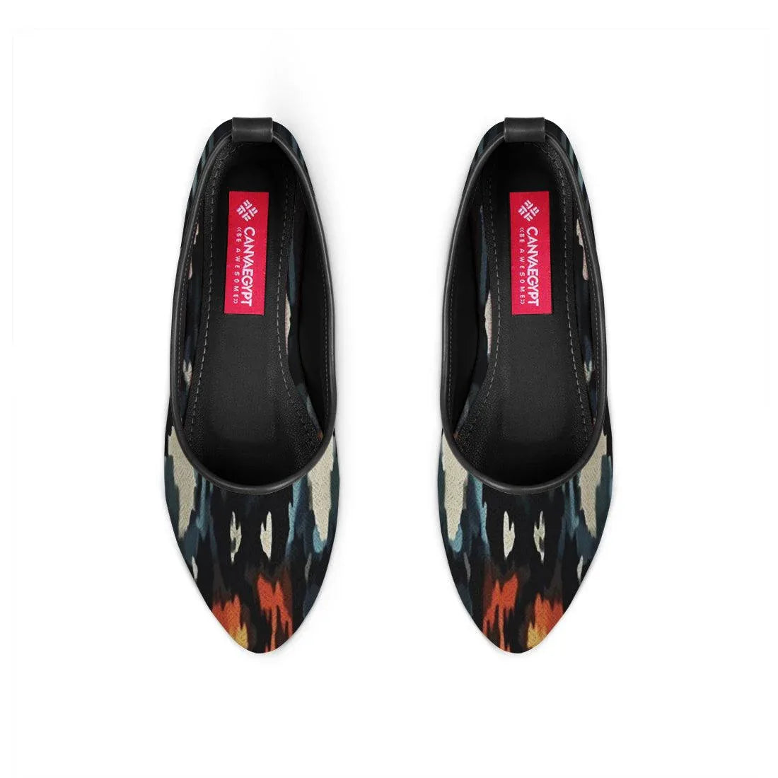 Black Round Toe Shoe Flamy - CANVAEGYPT