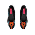 Black Round Toe Shoe Flaring