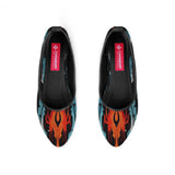 Black Round Toe Shoe Flaring - CANVAEGYPT