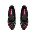 Black Round Toe Shoe Flecks