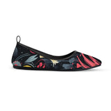 Black Round Toe Shoe Flecks - CANVAEGYPT