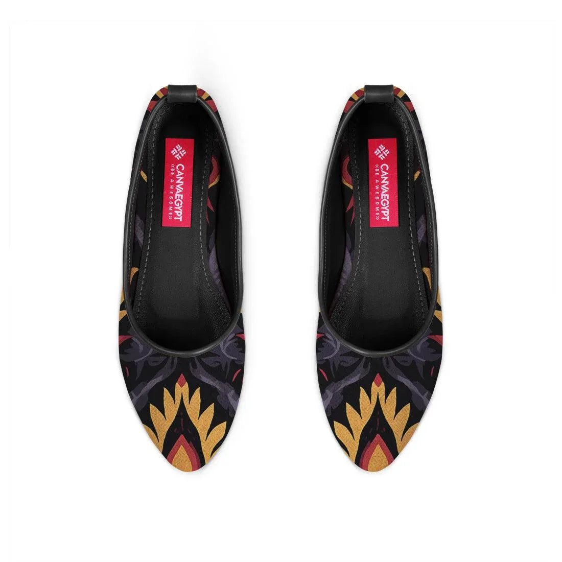 Black Round Toe Shoe Infernal