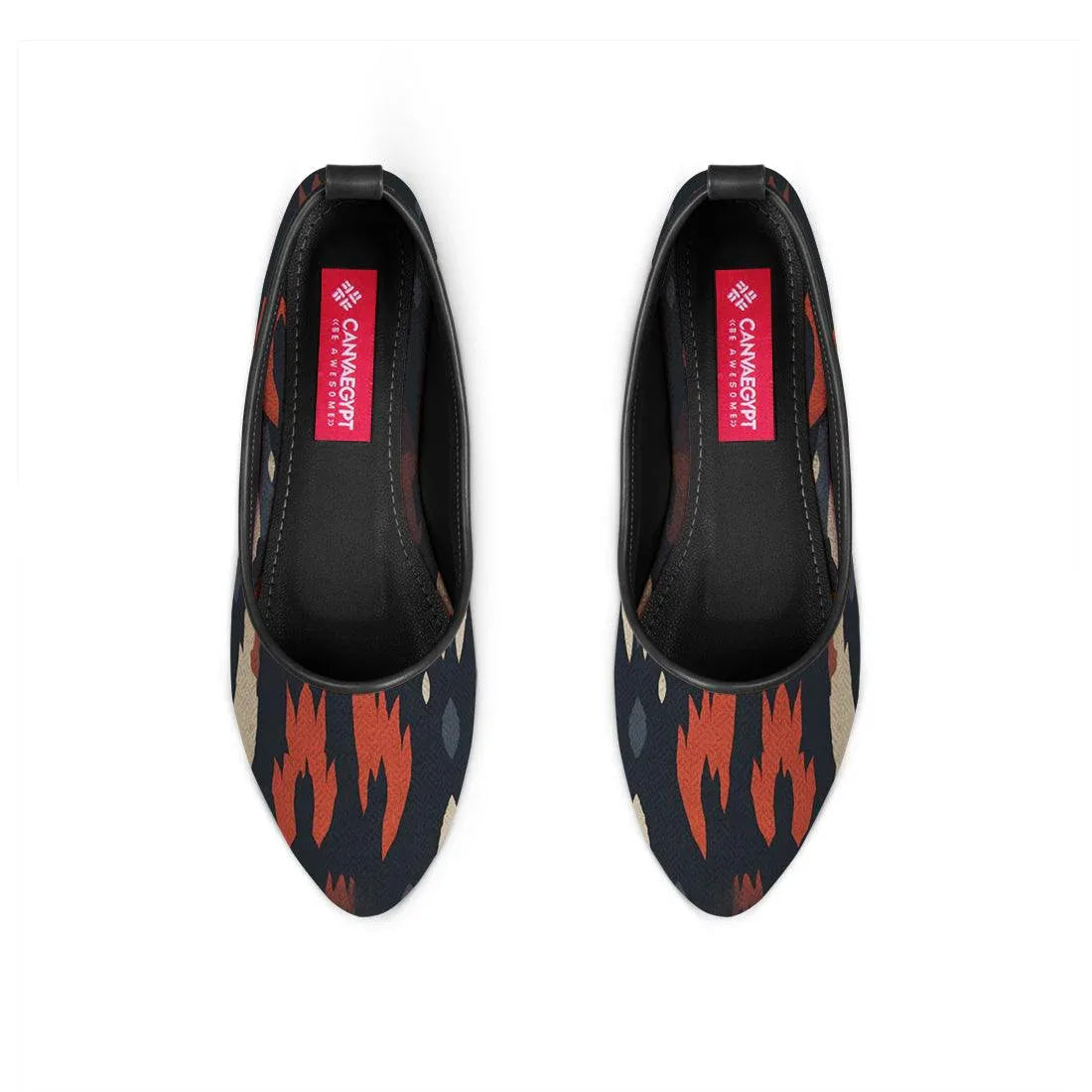 Black Round Toe Shoe Kindle - CANVAEGYPT