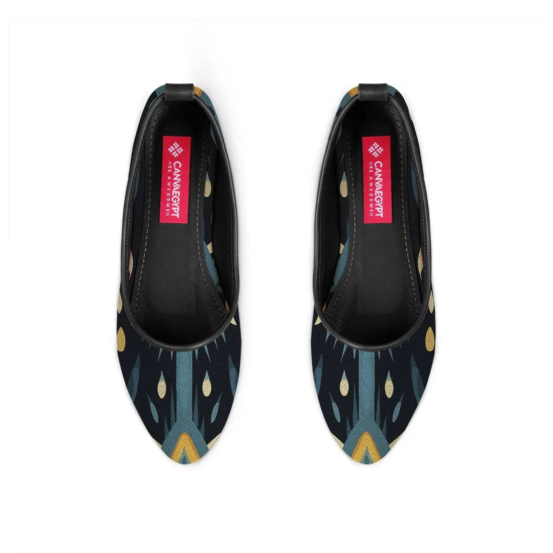 Black Round Toe Shoe Light - CANVAEGYPT
