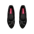 Black Round Toe Shoe Line in black