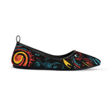 Black Round Toe Shoe Looming - CANVAEGYPT