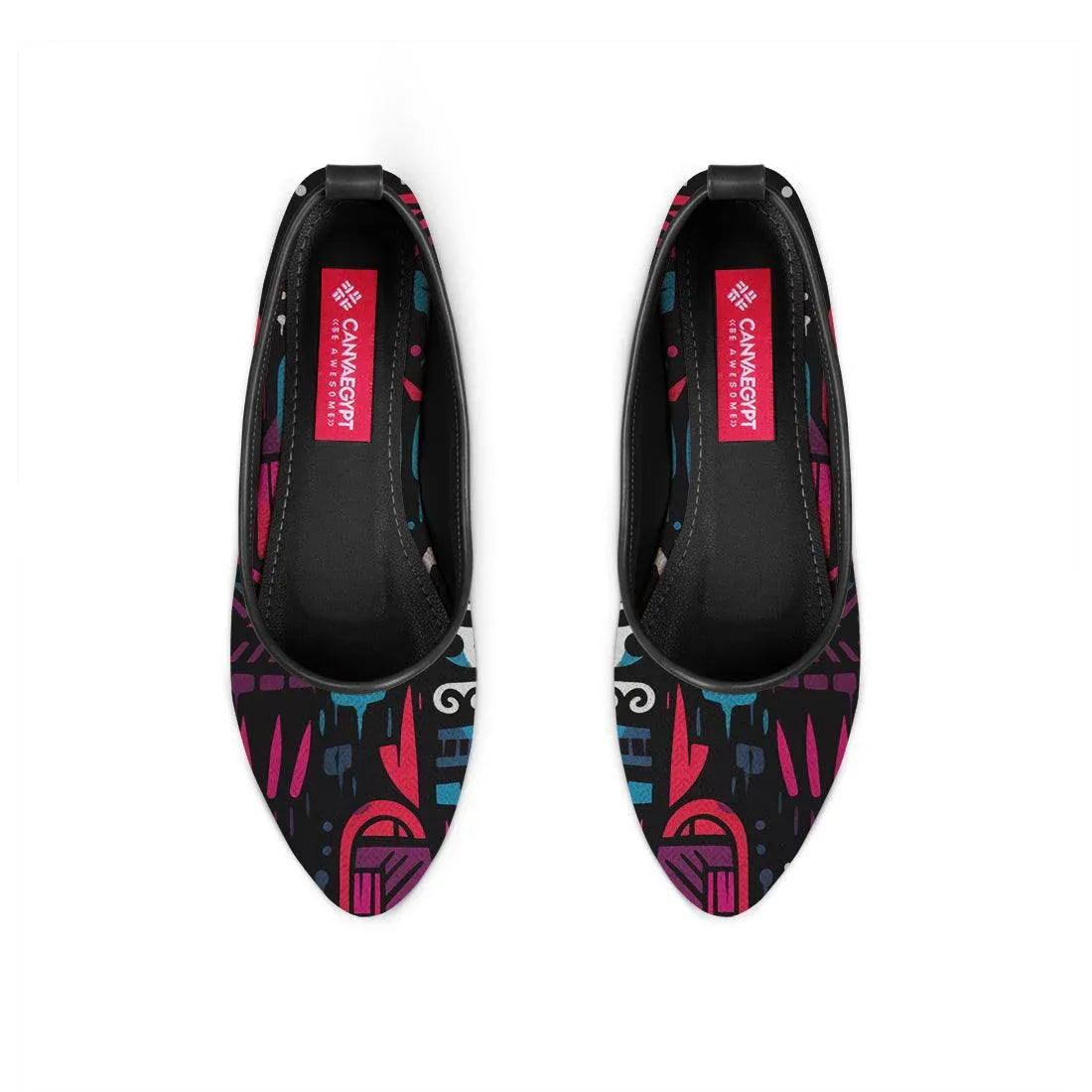Black Round Toe Shoe Muddled