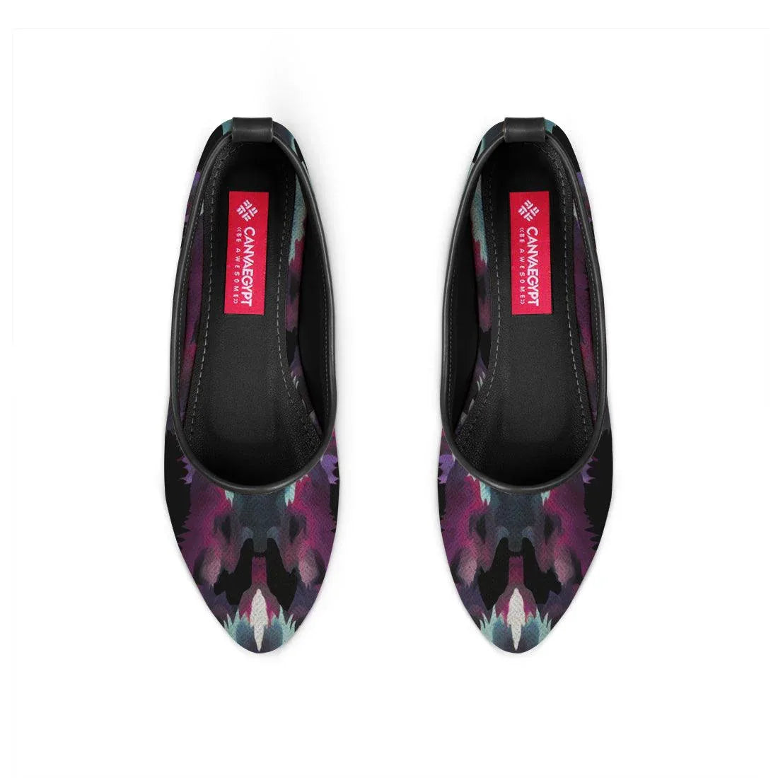 Black Round Toe Shoe Orbs - CANVAEGYPT