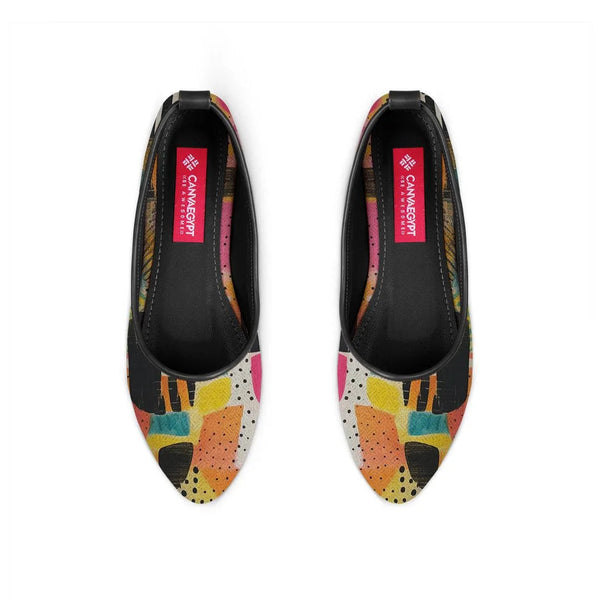 Black Round Toe Shoe Paint - CANVAEGYPT