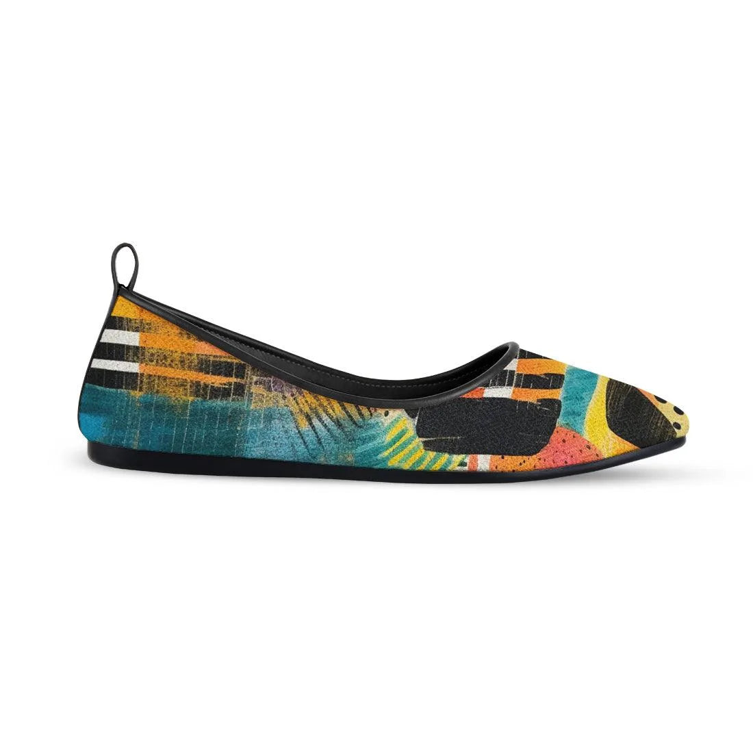 Black Round Toe Shoe Paint - CANVAEGYPT