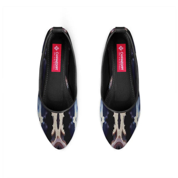 Black Round Toe Shoe Puzzling - CANVAEGYPT