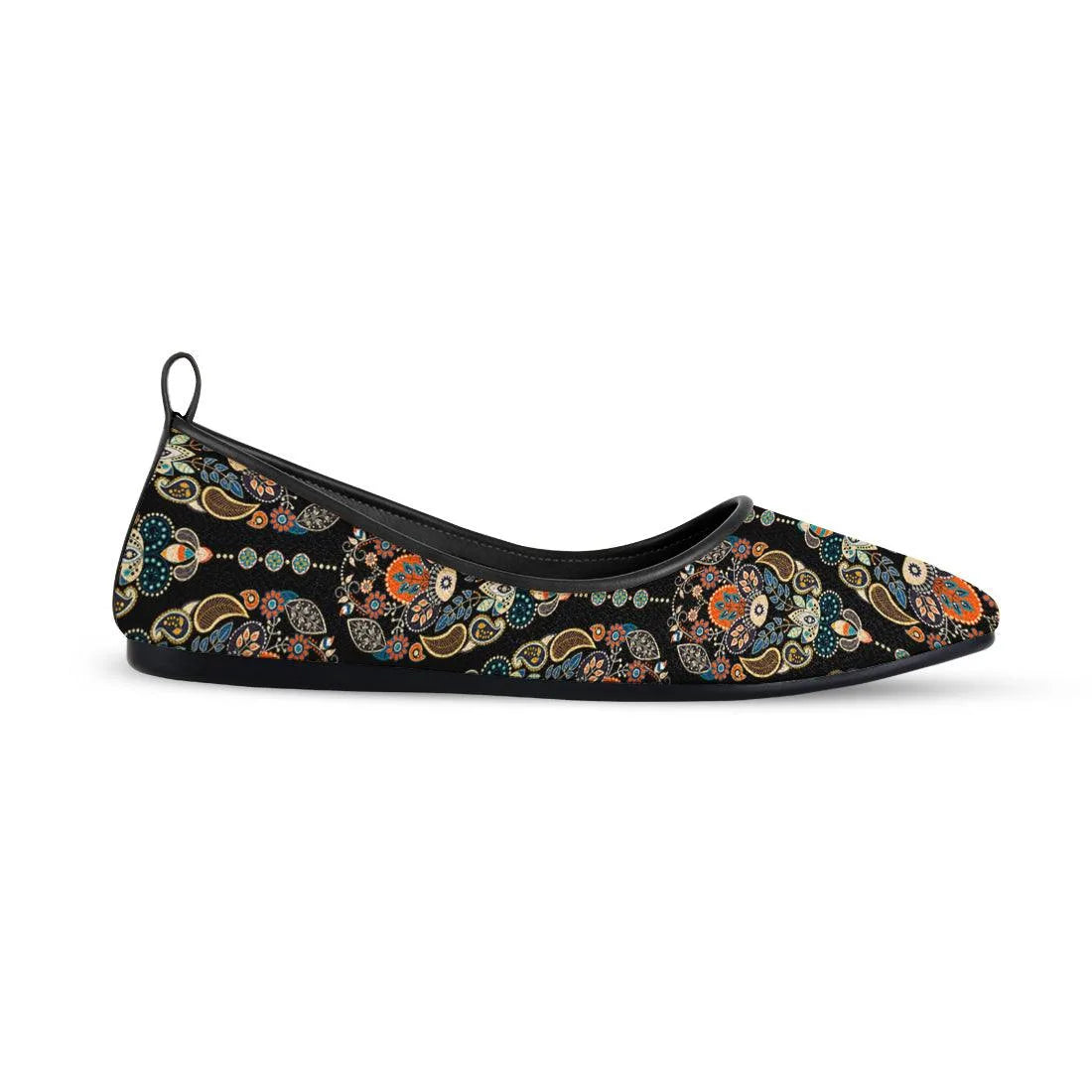 Black Round Toe Shoe Agy - 2