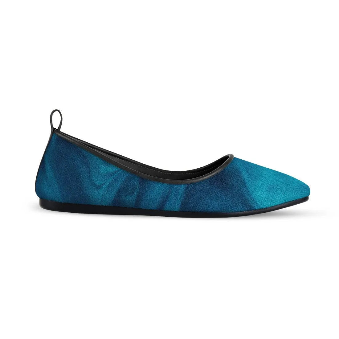 Black Round Toe Shoe Wave
