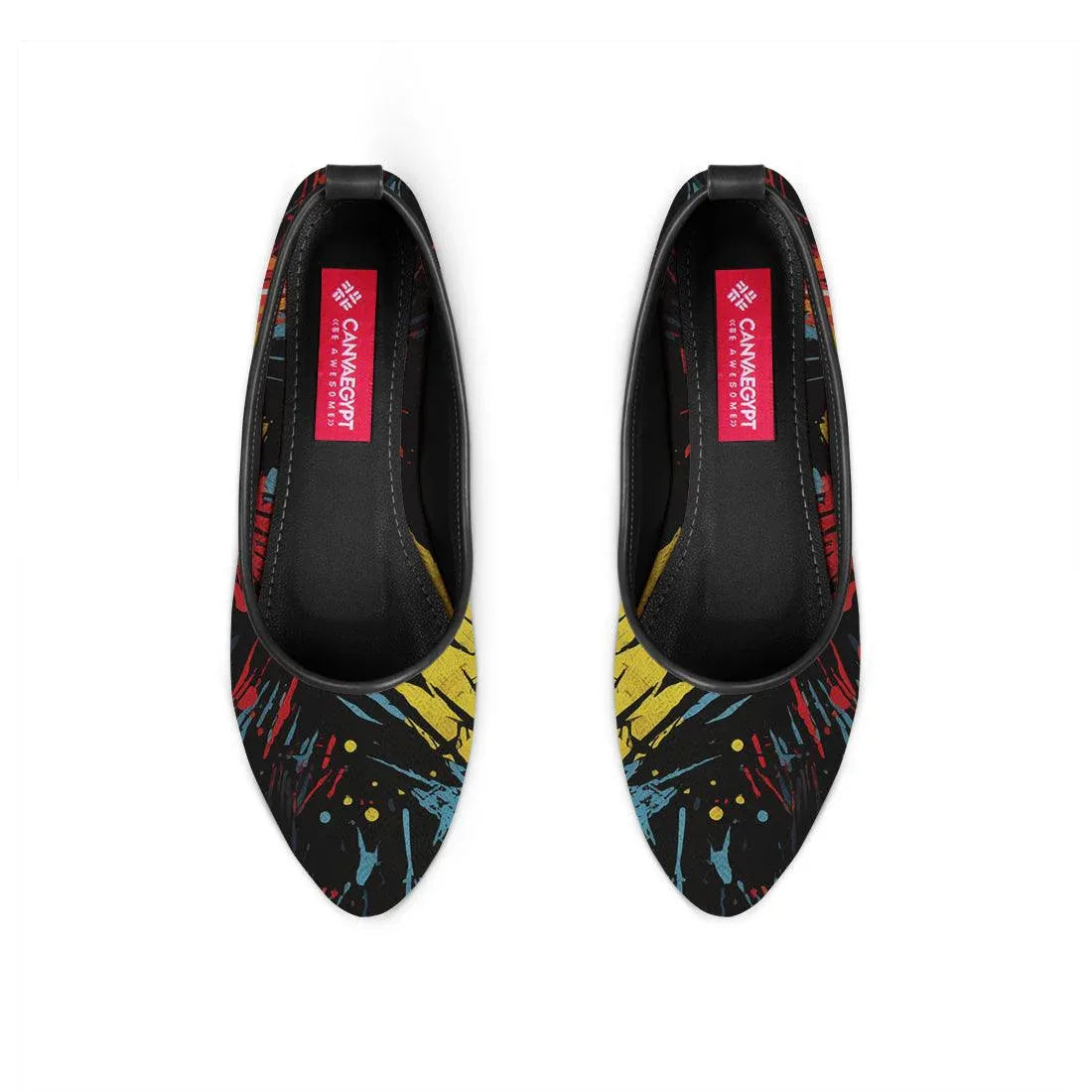 Black Round Toe Shoe Spectrum - CANVAEGYPT