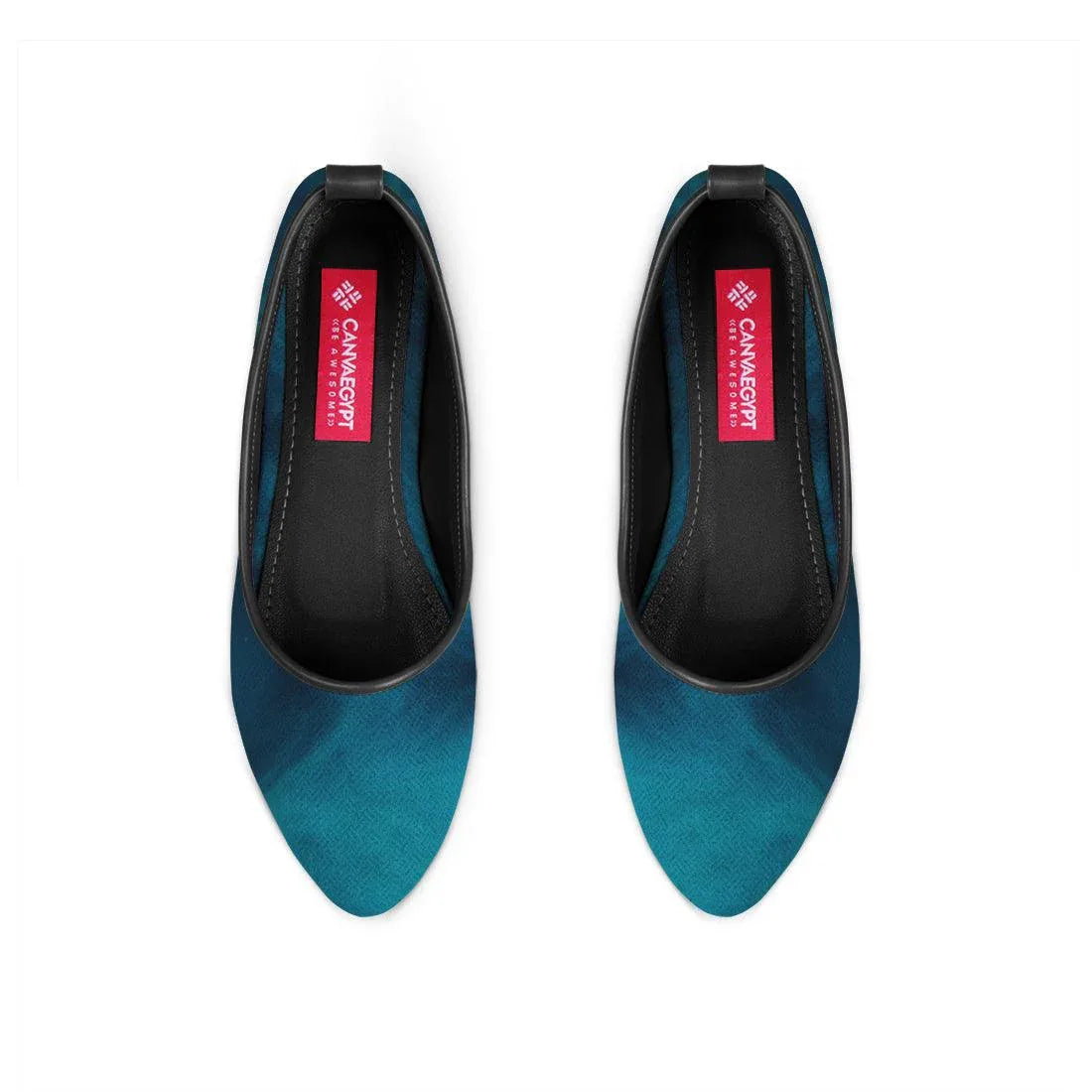 Black Round Toe Shoe Wave