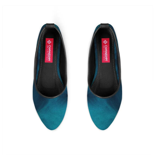 Black Round Toe Shoe Wave