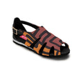 Black Spider Toe Sandal African Symbol
