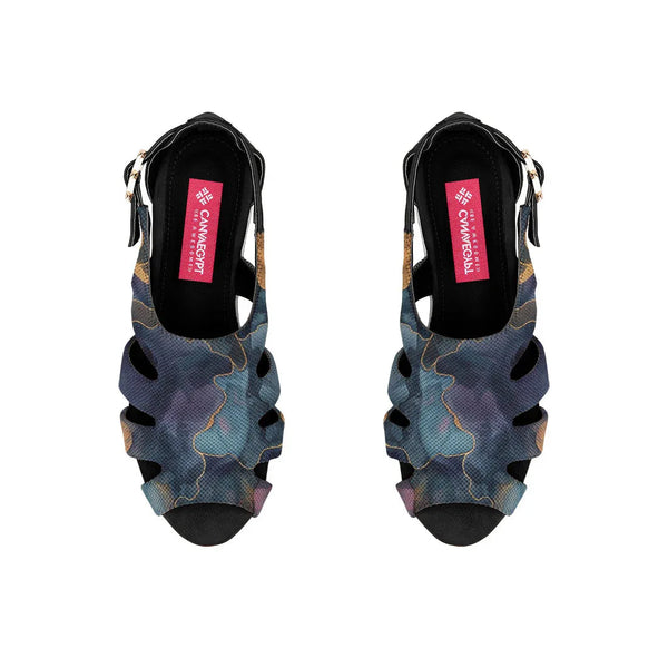 Black Spider Toe Sandal Blendify